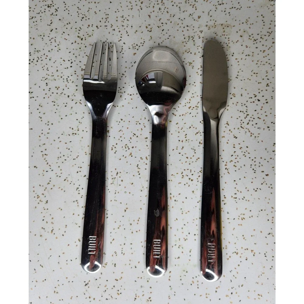 BUILT New York Gourmet 3 piece Cutlery Stainless Steel Utensils Flatware Set